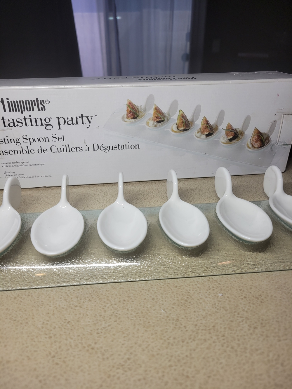 Pier 1 Tasting Spoon Set - White